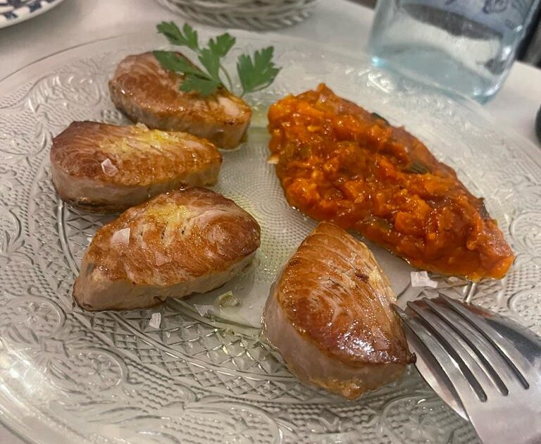 Thunfischbauch und Ratatouille im Niña del Pisto
