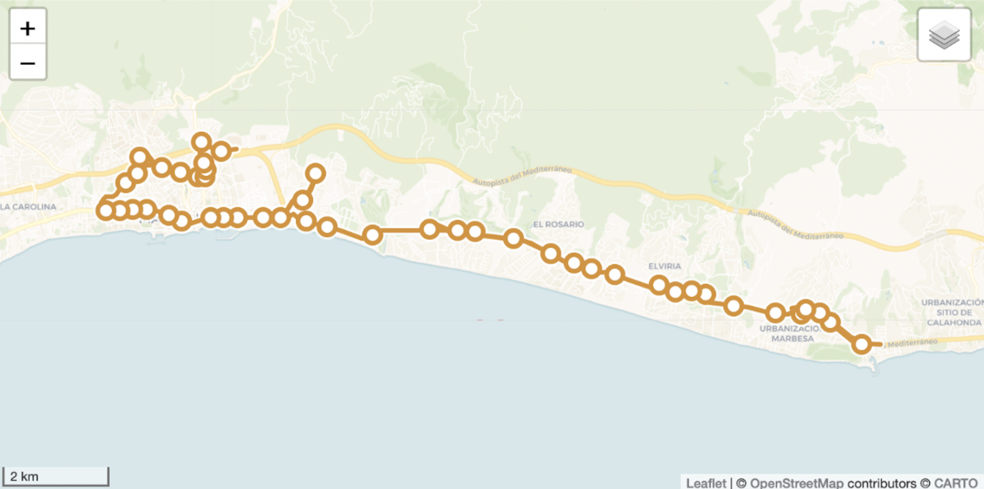 Line 6: Cabopino - C.C. La Cañada