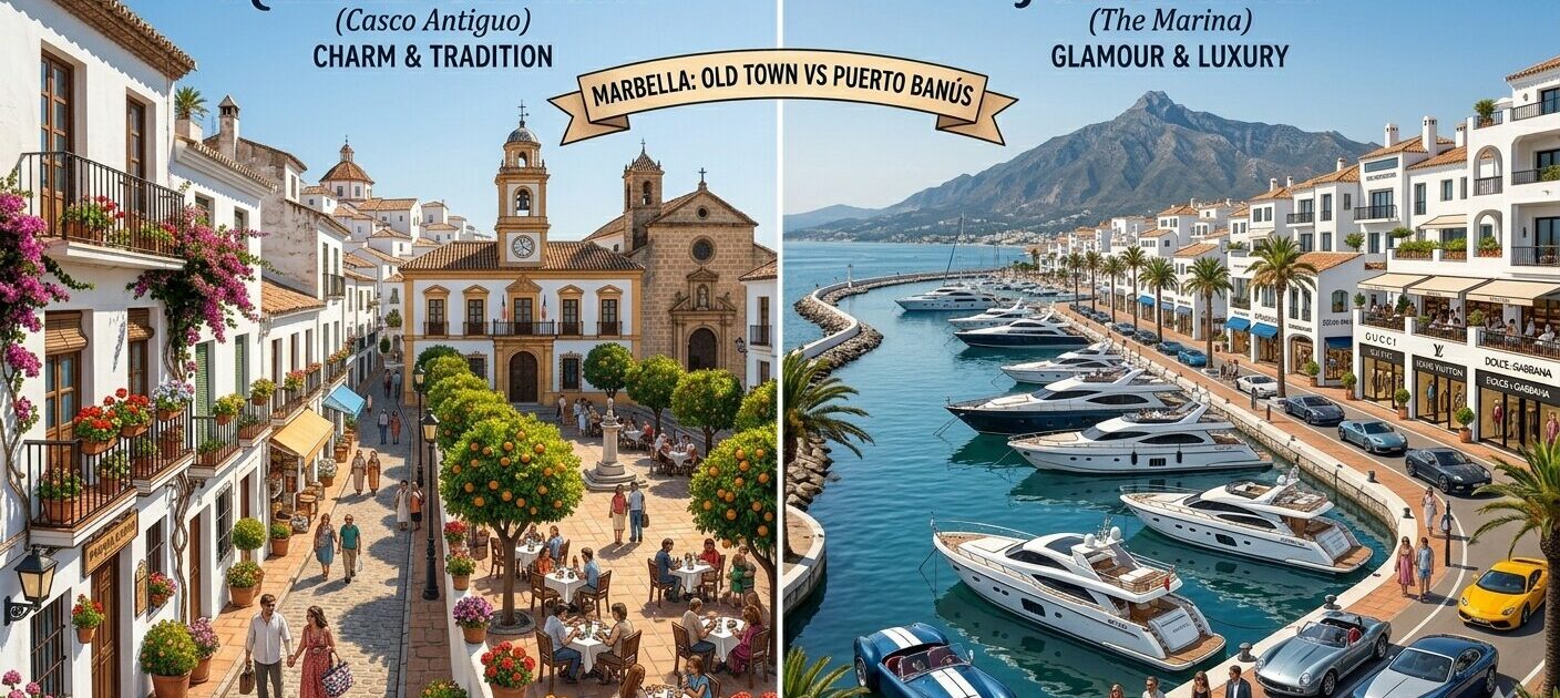 Centro storico di Marbella o Puerto Banús: la scelta migliore