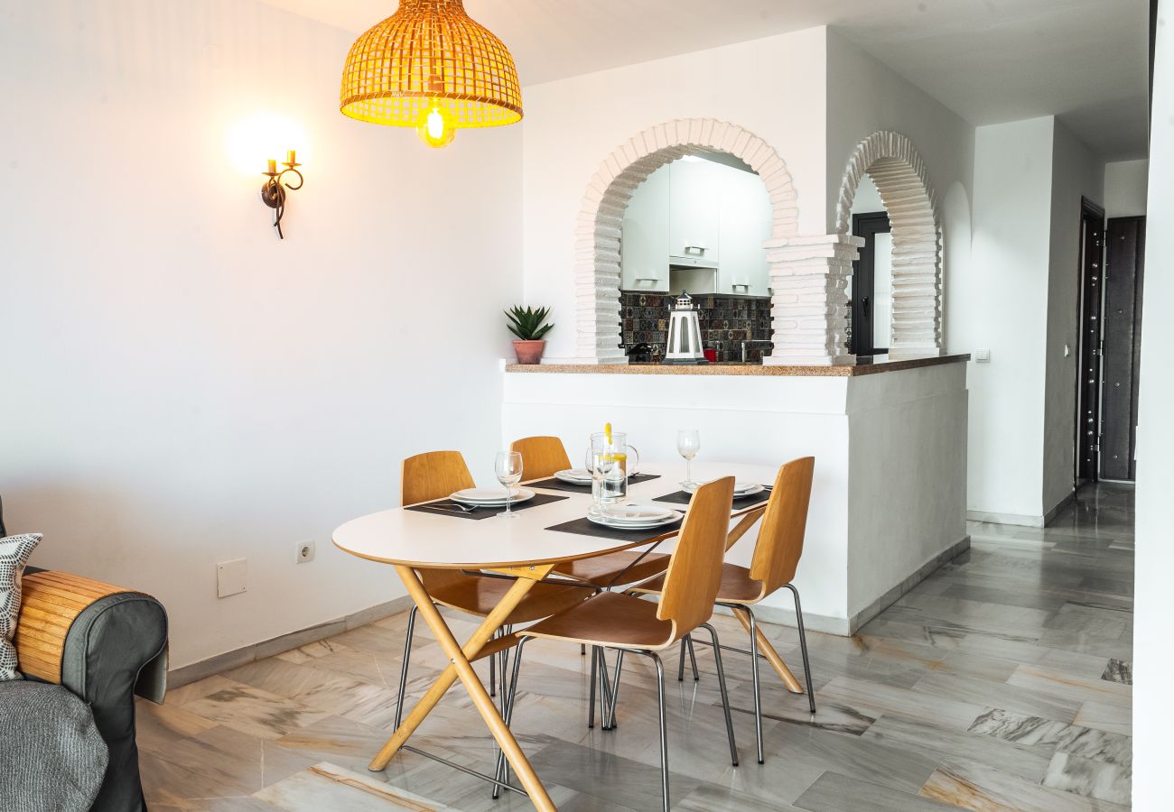 Apartment in Mijas Costa - Calahonda Sea Views with Pool and Private Parking